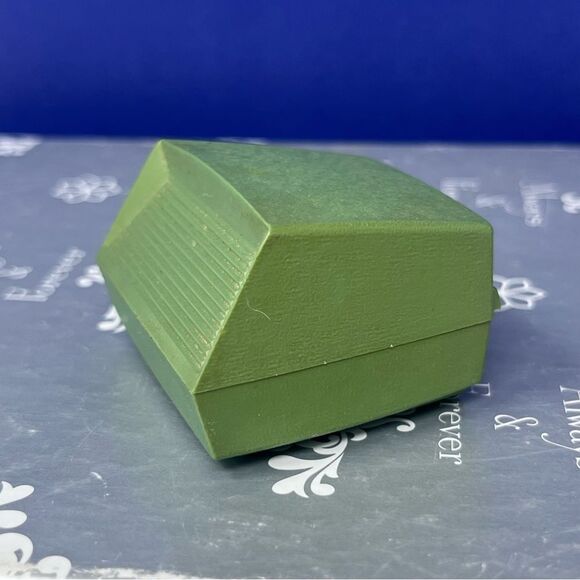 Rocket Jewelry Box w/ stand Velour lined Vintage Brown's Jewelers Maine - Picture 7 of 11